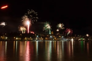 From Reykjavik: New Years Fireworks by Boat