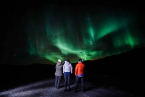 Au départ de Reykjavik : Visite en minibus des aurores boréales