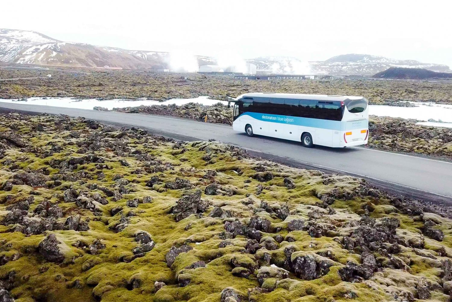 Transfert de Reykjavík ou Keflavík vers le lagon bleu