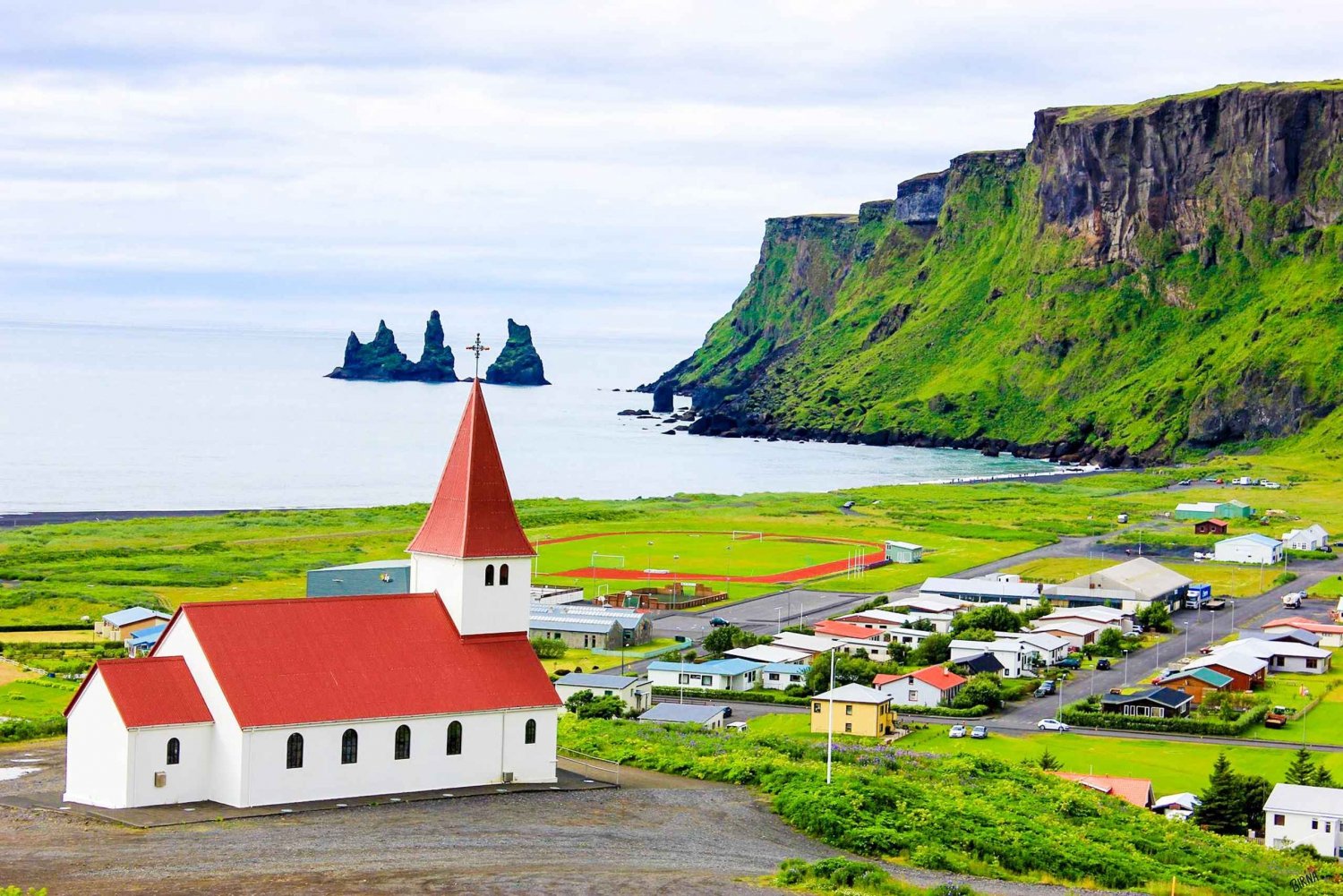 Depuis Reykjavik : Côte sud privée et grotte de glace de Katla