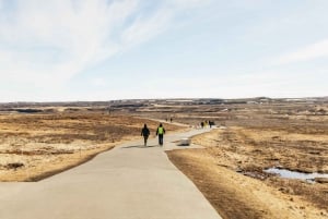 Fra Reykjavik: Hemmelig lagune og snescootertur