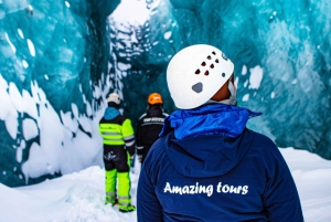 Reykjavík: Langjökull Glacier Snowmobile Tour with Ice Cave