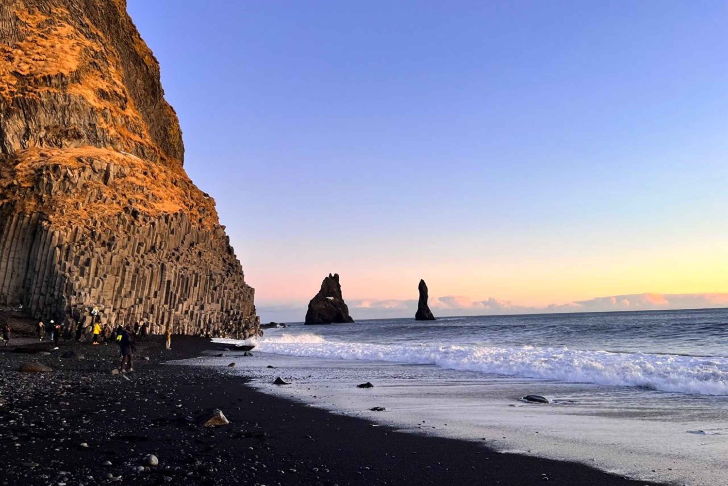 レイキャヴィークからサウスコーストまたはダイヤモンドビーチ