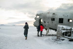 Z Reykjaviku: Wycieczka po południowym wybrzeżu i wrak samolotu DC-3