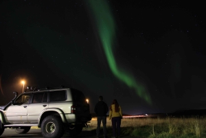 Da Reykjavík: osserva l'aurora boreale con snack e bevande
