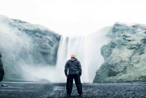 Från Reykjavík: Lavashow i Vík och vattenfallstur på sydkusten