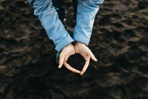 De Reykjavík: Cachoeiras, Praia Negra e Viagem de um dia à Geleira