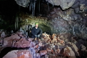Geologisk lavatunneleventyr - Arnarker-grotten