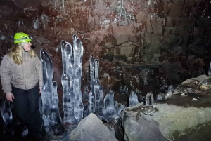 Geologisk lavatunneleventyr - Arnarker-grotten