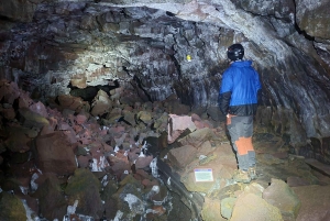 Geologisk lavatunneleventyr - Arnarker-grotten