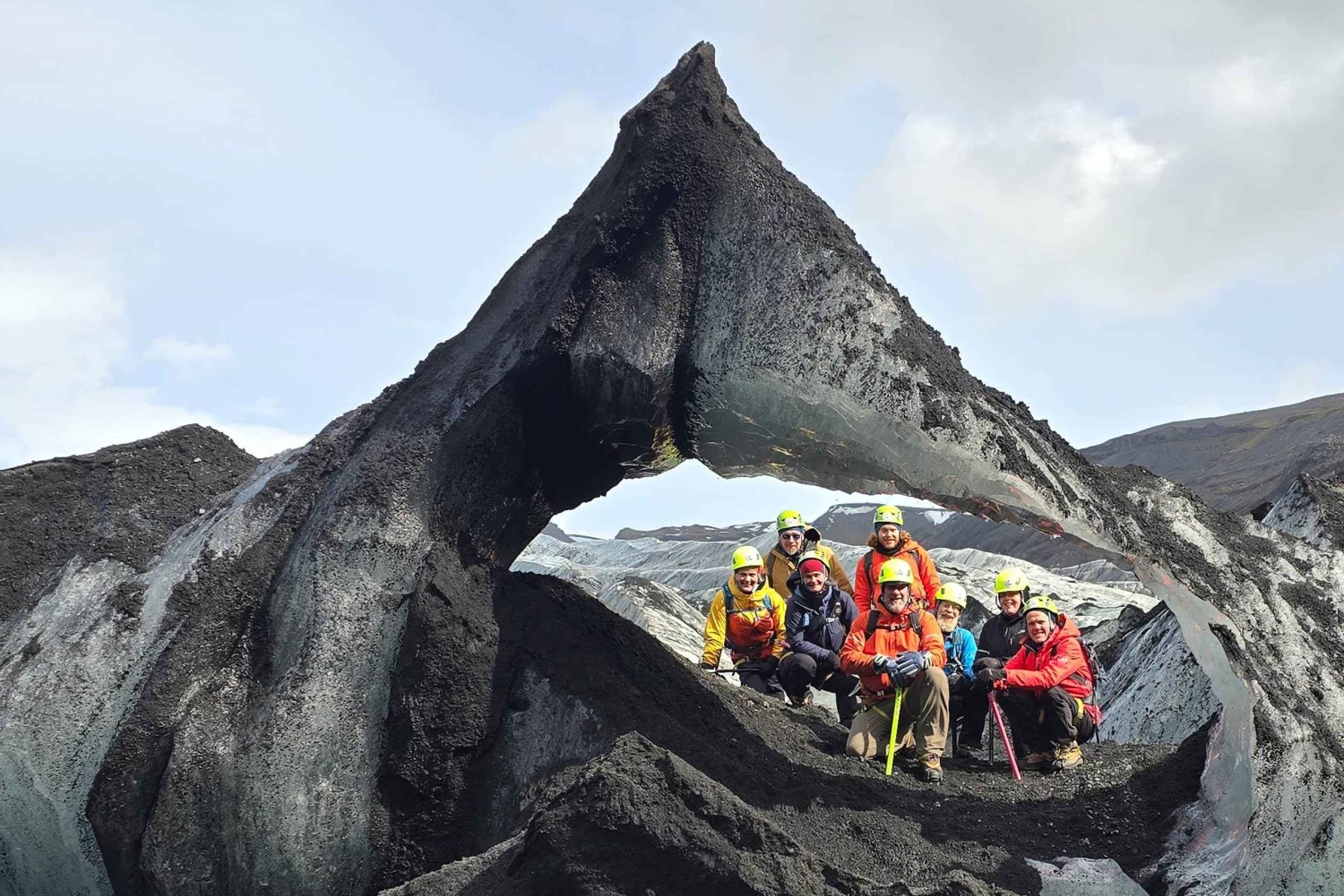 Caminhada no Glaciar, Costa Sul da Islândia, Praia Negra e Lagoa do Céu