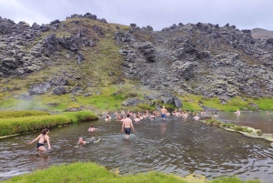 Fottur i høylandet: Landmannalaugar og varme kilder i små grupper