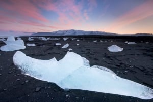 Pływający lodowiec Jökulsárlón i całodniowa wycieczka na diamentową plażę
