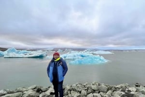 Excursión de un día al Glaciar Flotante de Jökulsárlón y la Playa del Diamante