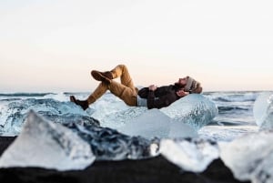 Eksklusiv dagstur til Jökulsárlón-breen og Diamond Beach