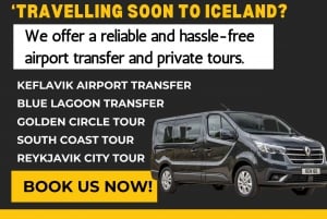 Keflavik Airport to Reykjavik Roundtrip & One-Way Transfer