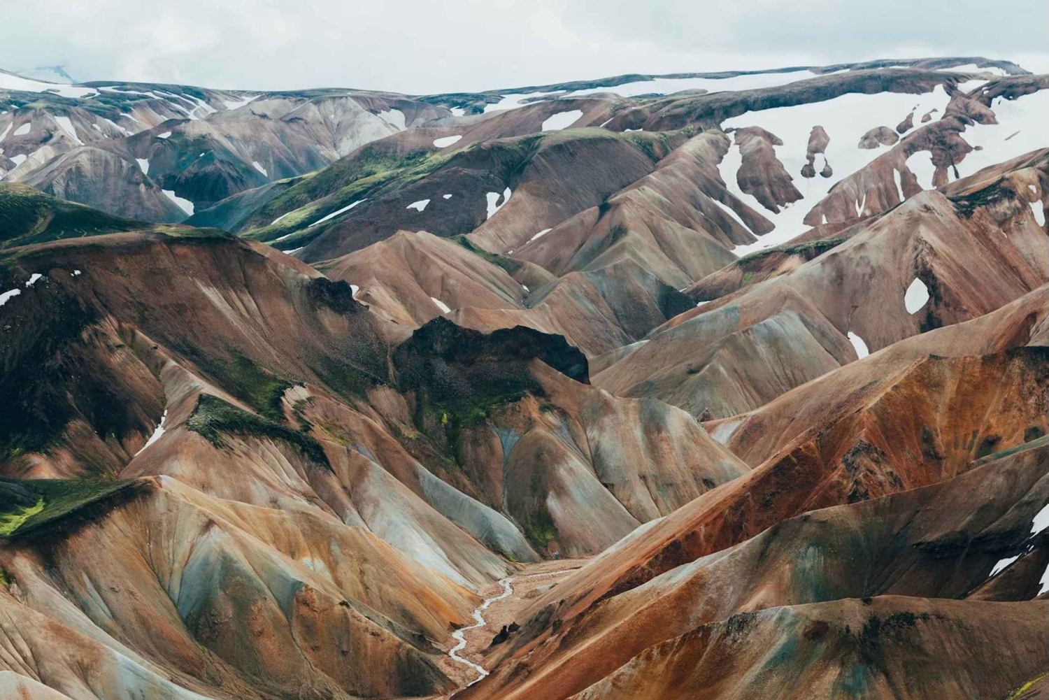 Landmannalaugar e Hekla: cores, crateras e fontes termais