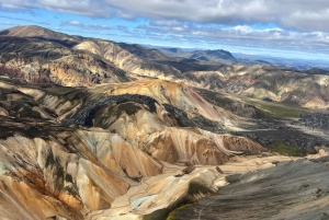 Landmannalaugar: Helikoptervlucht met 3 landingen