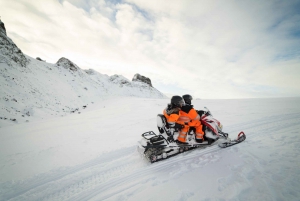 Langjokull Glacier: Snowmobile & Natural Ice Cave Tour