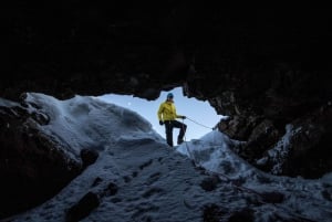 Grotte de Leidarendi: tunnel de lave spéléo depuis Reykjavik