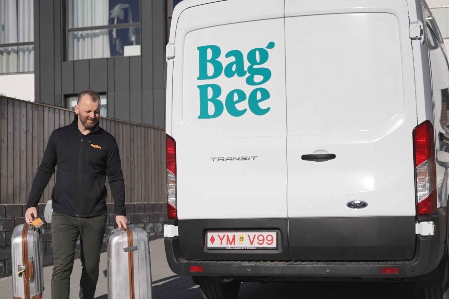 Bagage levering op KEF luchthaven