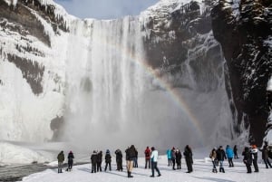 Caccia all'aurora boreale e laguna del ghiacciaio