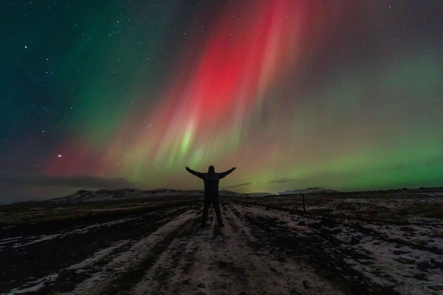 Northern Lights in Mini Bus, Photos, Hot Cocoa and Pastries