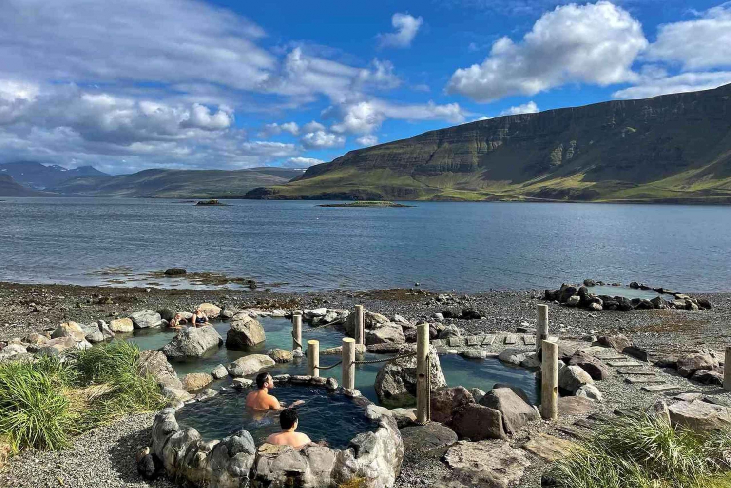 Privé Golden Circle met warmwaterbronnen van Hvammsvík