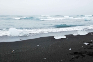 Privat tur til Jökulsárlón Diamond Beach og Black Sand Beach