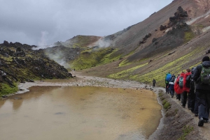 Private Landmannalaugar Hiking tour with Reykjavik Pickup