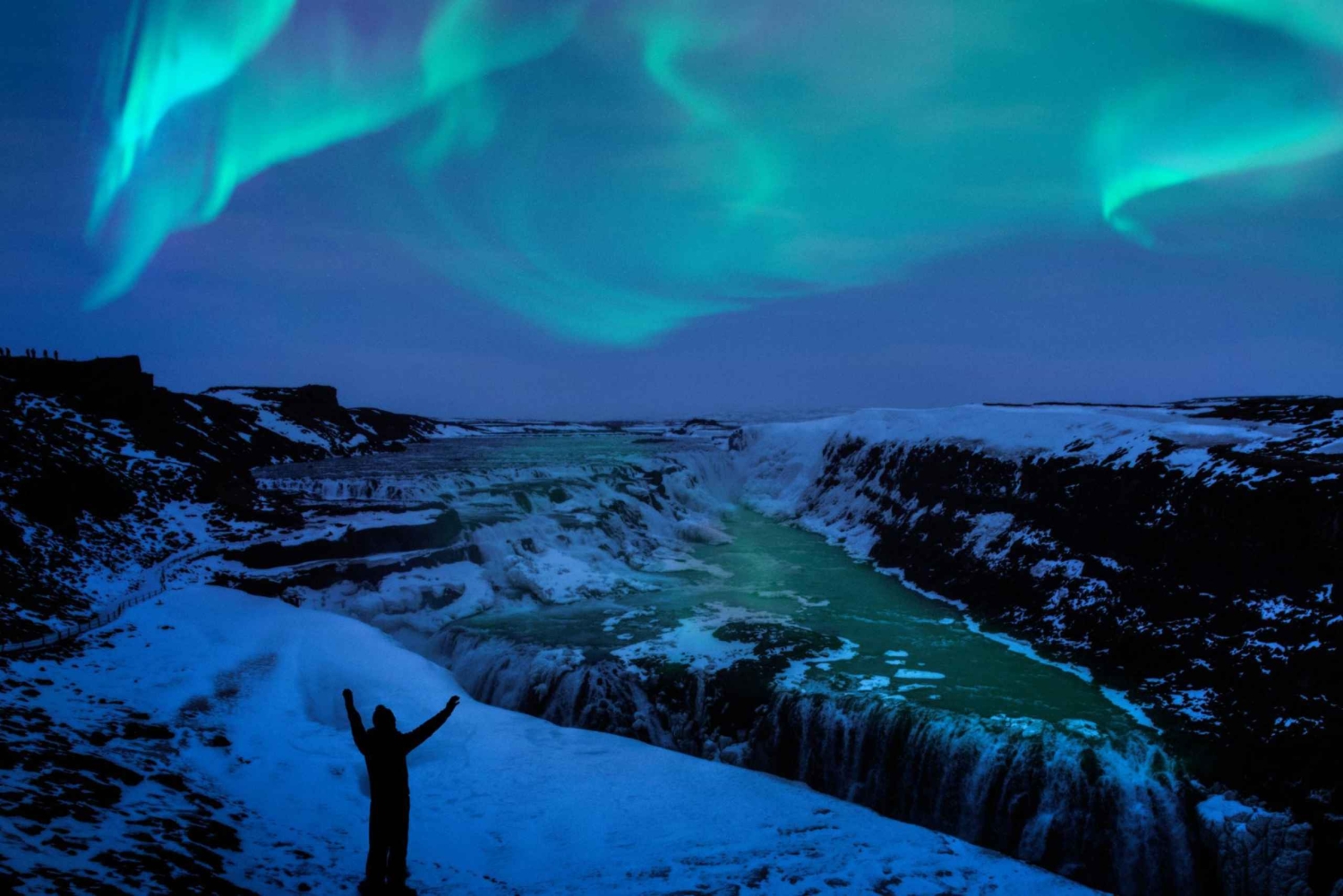 Tour serale privato dell'aurora boreale