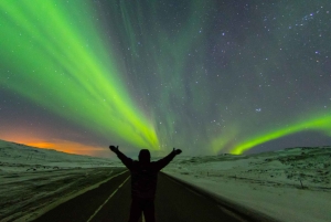 Tour serale privato dell'aurora boreale