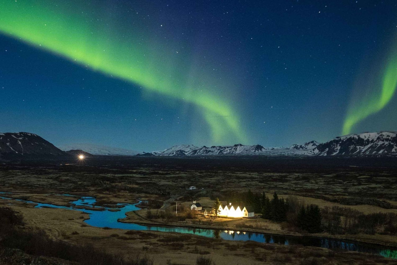 Excursão particular à aurora boreal