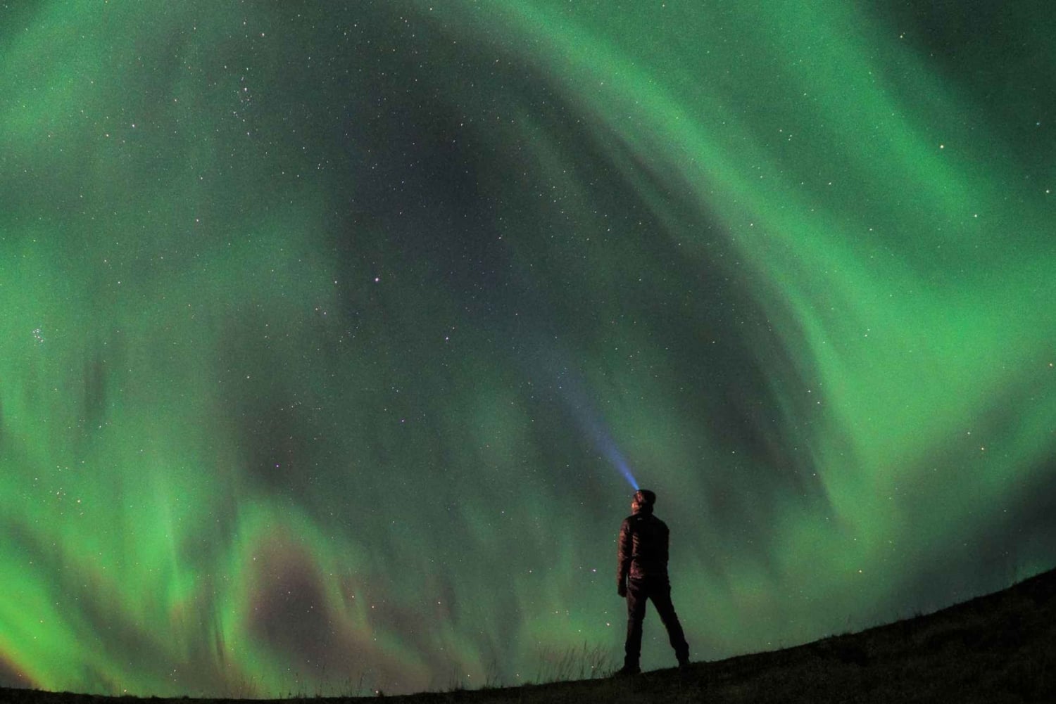 Excursão particular à aurora boreal