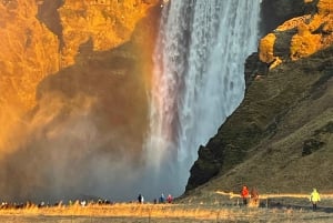 Private Tour zur Südküste, zum Gletscher und zum schwarzen Sandstrand