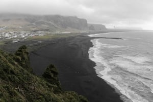 Privat tur til sørkysten, breen og den svarte sandstranden