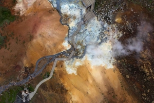 Reykjanes: Błękitna Laguna i tunel lawowy