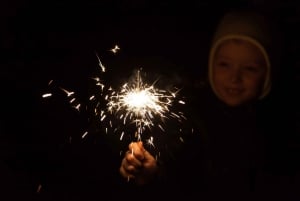 Visite du feu de joie de 3 heures à Reykjavik pour le réveillon du Nouvel An