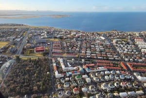 Reykjavik : visite touristique de 45 minutes du volcan en hélicoptère