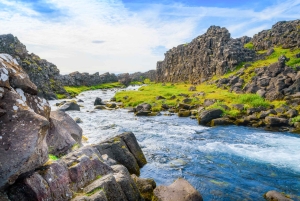 Reykjavik: Heldagsutflukt til Golden Circle og geotermisk drivhus