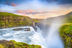 Reykjavik: Heldagsutflukt til Golden Circle og geotermisk drivhus