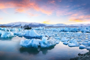 Reykjavík: Gletscherlagune, Diamant- & Schwarzer Strand auf Chinesisch