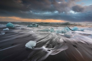 Reykjavík: Gletscherlagune, Diamant- & Schwarzer Strand auf Chinesisch