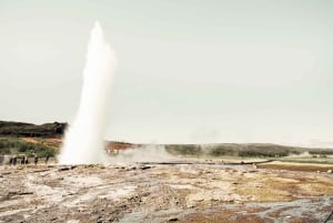 Reykjavík : Tour du Cercle d'Or et du Lagon Bleu avec transferts