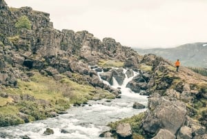 Reykjavík : Tour du Cercle d'Or et du Lagon Bleu avec transferts