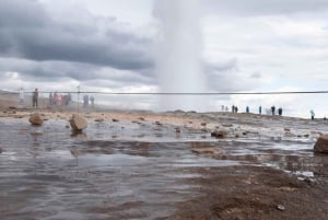 Reykjavík: Giro del cerchio d'oro, laguna blu e tour dell'aurora