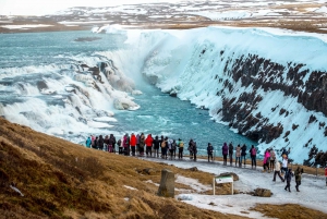 Reykjavik: Golden Circle Day Trip with Blue Lagoon Transfer