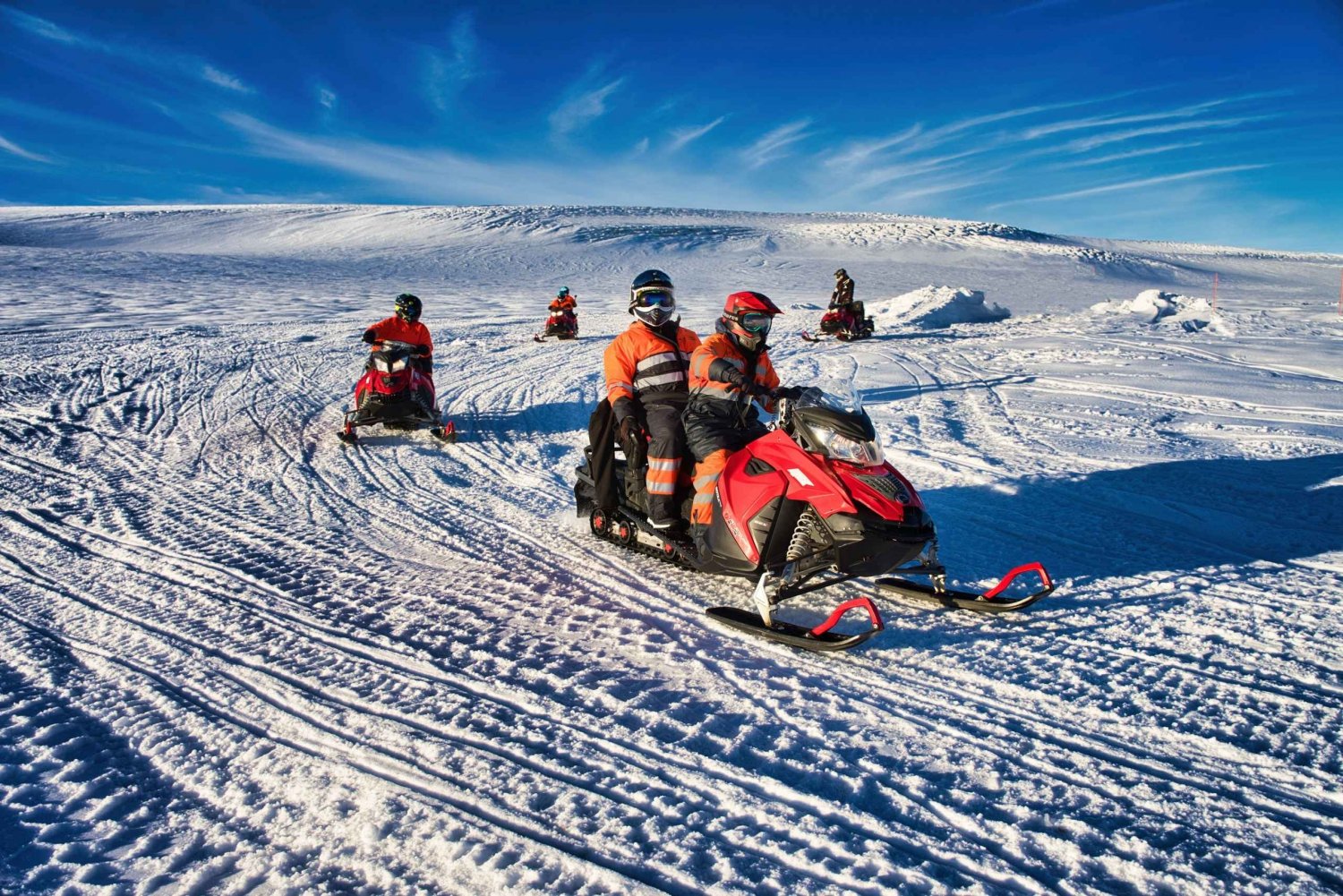 Reykjavik: Golden Circle Day Trip with Snowmobile Adventure
