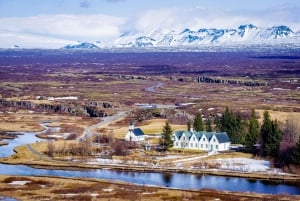 Reykjavik: jednodniowa wycieczka do Złotego Kręgu, Friðheimar i Sky Lagoon