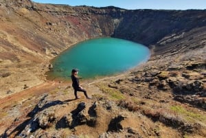 Reykjavik: Złoty Krąg, krater Kerid i Błękitna Laguna